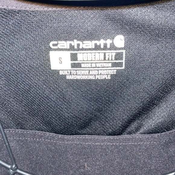 Carhartt Women's Modern Fit Tuck-In Top/Slim Leg Pant size SM/MD black scrubs - Picture 7 of 17